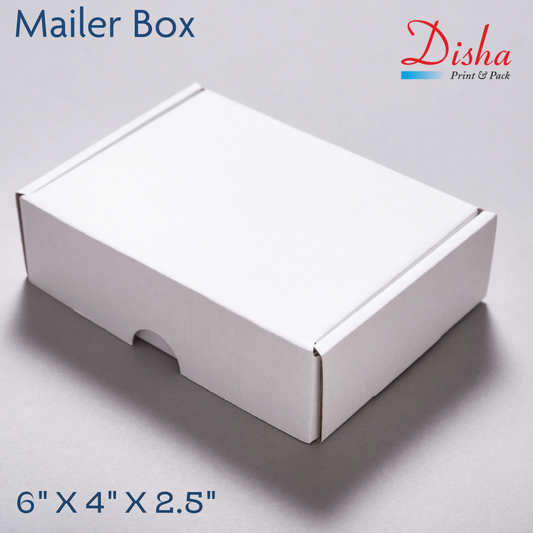 6" X 4" X 2.5" MAILER BOX