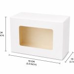 WINDOW BROWNIE BOX                                                                                     15 CM × 13 CM × 5 CM